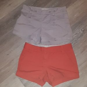 Bundle of 2 J.crew shorts-size 2